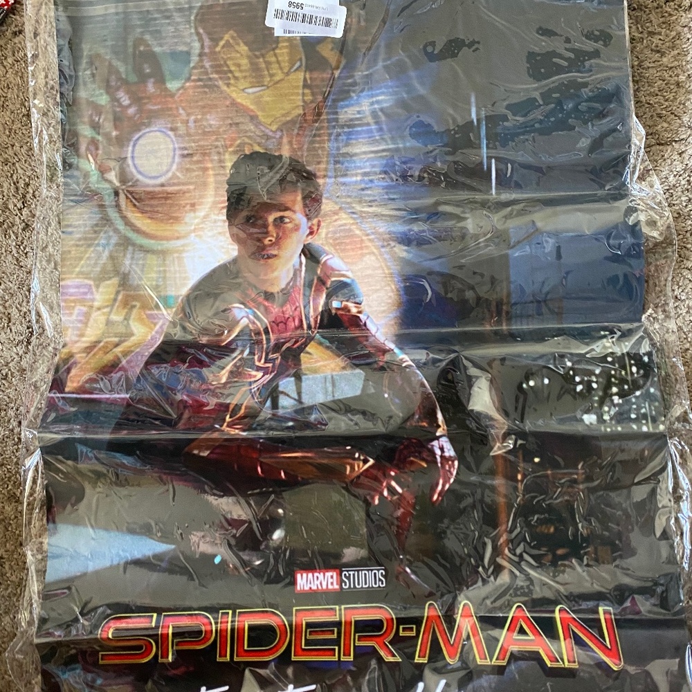 Spider-Man no way home movie poster new unopened
